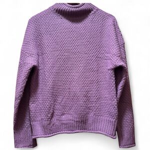 EUC Zesica 100% Acrylic Elegant Plum Turtleneck Sweater